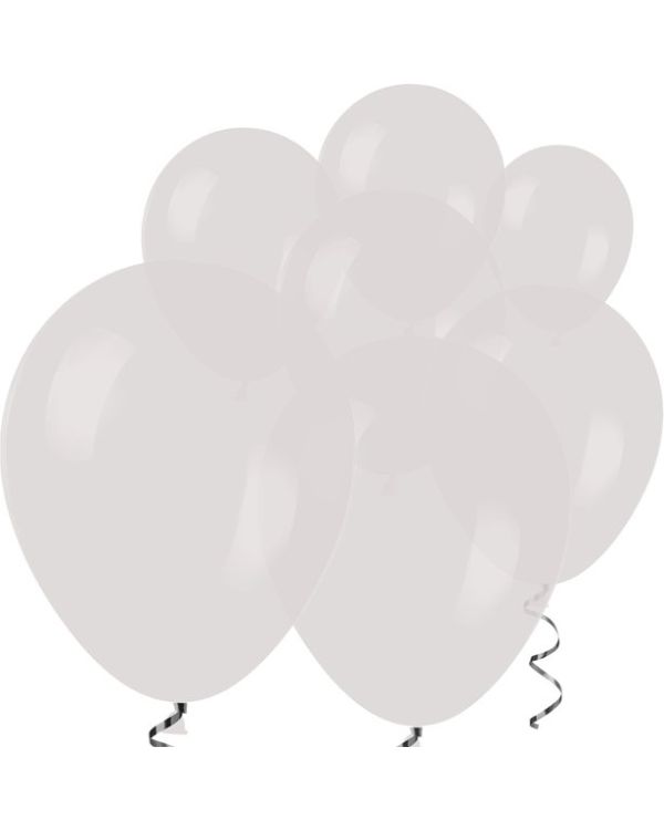 Clear Crystal Mini Balloons - 5&quot; Latex Balloons (100pk)