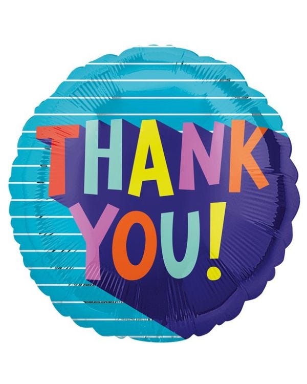 Thank You Balloon - 18&quot; Foil
