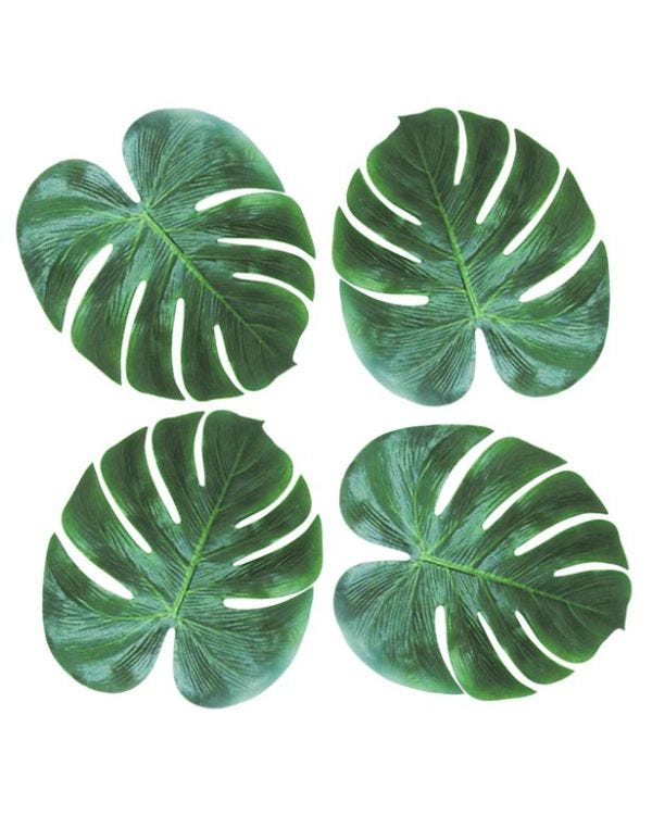 Palm Tree Leaves - 33cm (4pk)