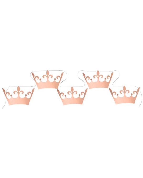 Princess Crown Foil Card Bunting - 6m