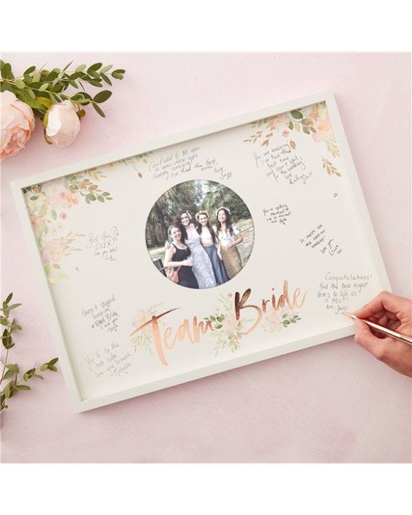 Floral Hen Party Guest Book