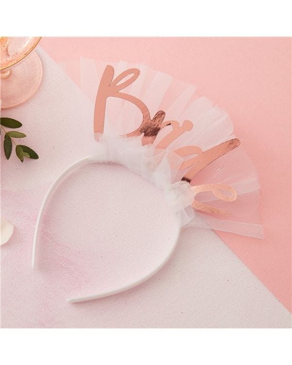 Floral Hen Party &#039;Bride&#039; Headband