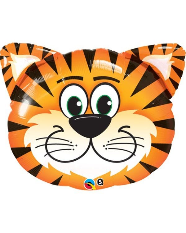 Birthday Tickled Tiger Supersize Balloon - 30&quot; Foil