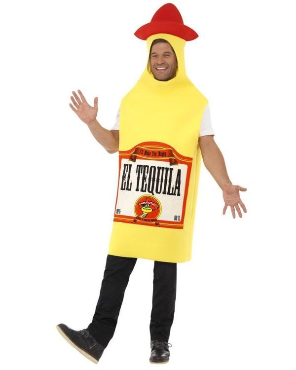 Tequila Bottle - Adult Costume