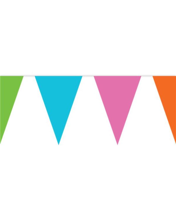 Pastel Plastic Bunting - 10m