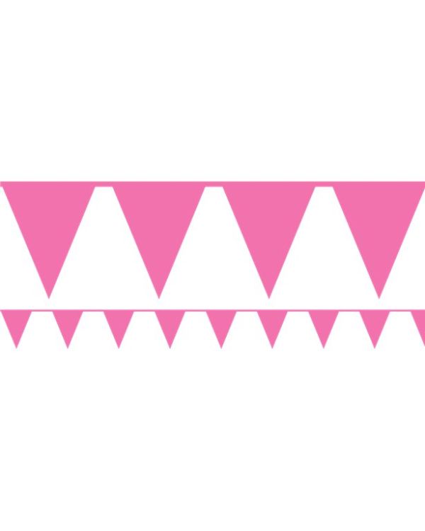 Pink Paper Bunting - 4.5m