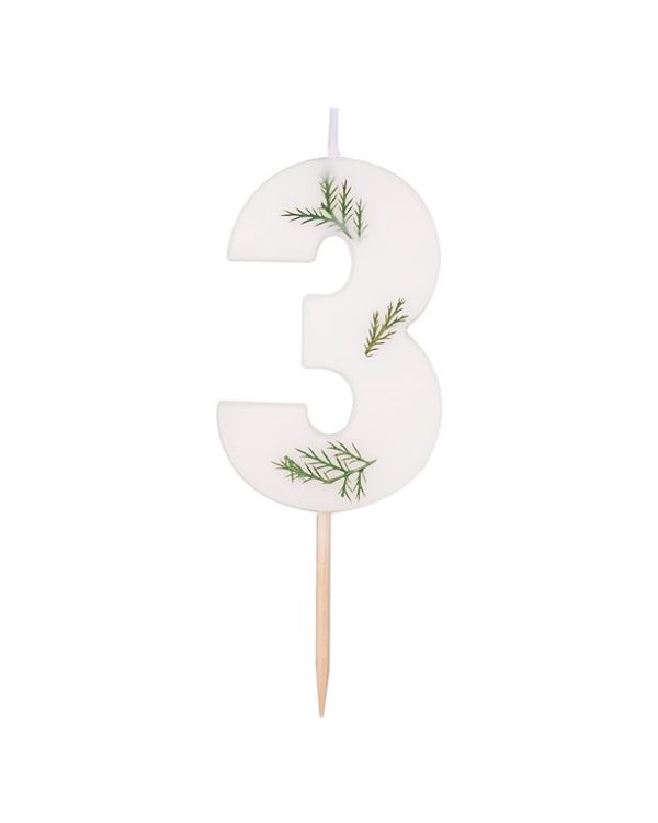 Number 3 Leaf Foliage Candle