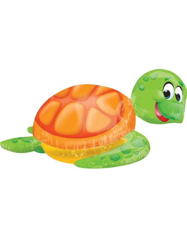 Silly Sea Turtle SuperShape Balloon - 20&quot; Foil