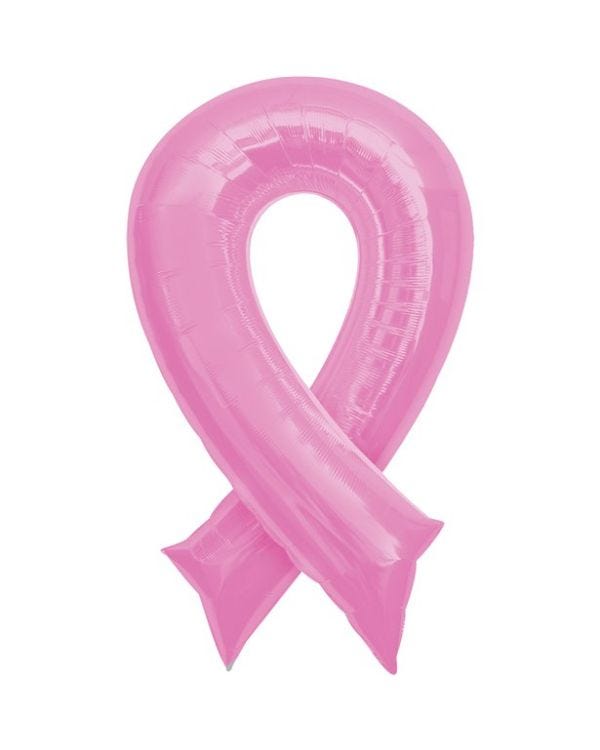 Pink Ribbon SuperShape Balloon - 36&quot; Foil