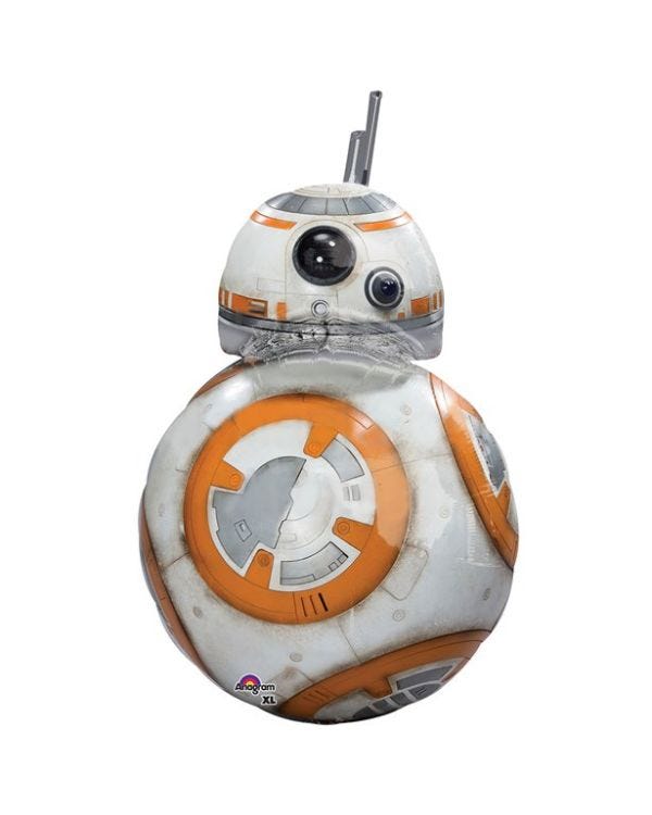 Star Wars The Force Awakens BB8 SuperShape Foil Balloon - 38&quot;