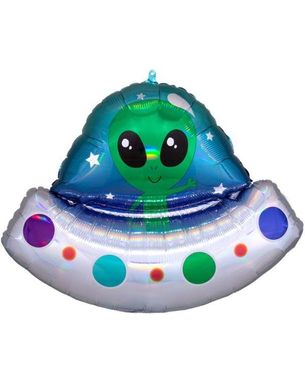Alien Spaceship Supershape Balloon - 32&quot; Foil