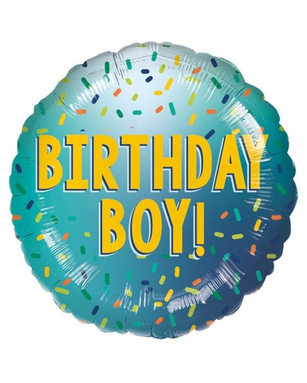 Birthday Boy Foil Balloon - 18&quot;