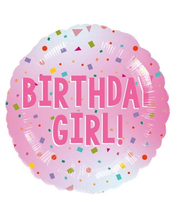 Birthday Girl Foil Balloon - 18&quot;