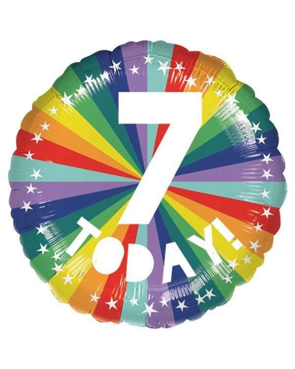 7 Today Foil Balloon - 18&quot;