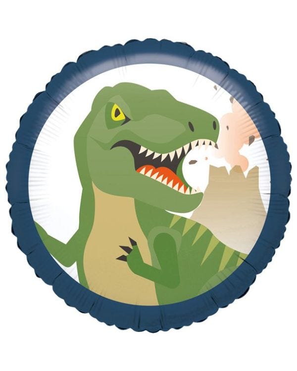 Happy Dinosaur Foil Balloon - 18&quot;