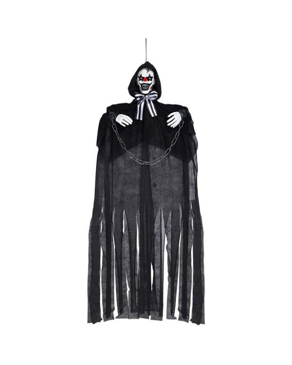 Animated Black Clown in Chains Prop - 1.3m