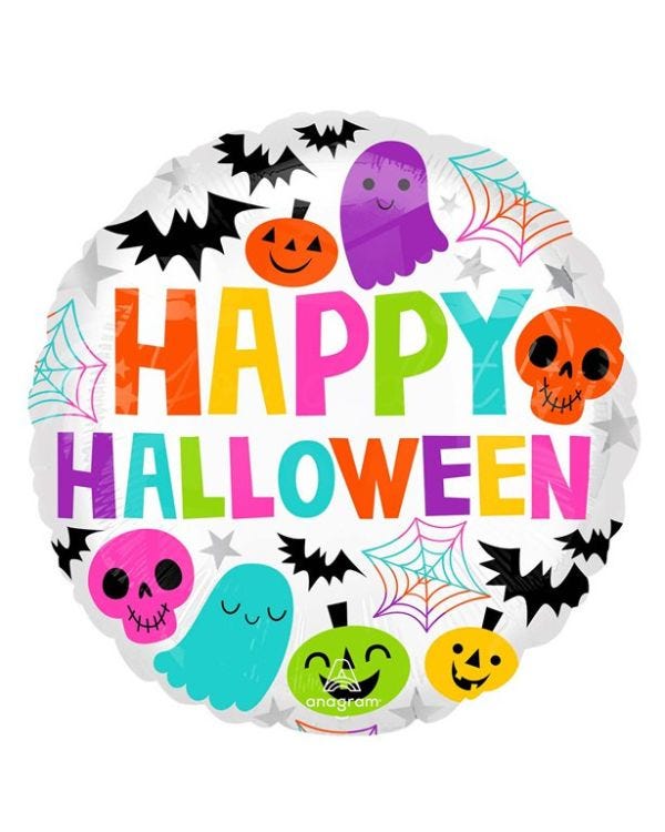 Happy Halloween Cute Foil Balloon - 18&quot;