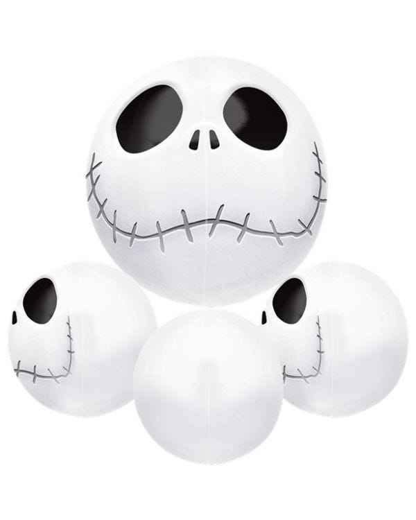 Jack Skellington Orbz Balloon  - 16&quot; Foil