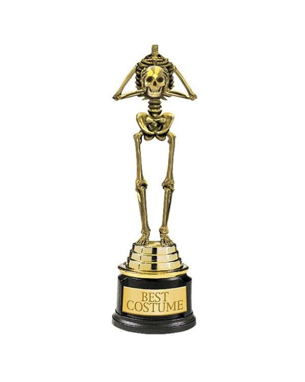 Halloween Best Costume Plastic Trophy - 24cm