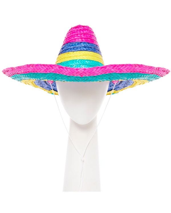 Multicoloured  Mexican Sombrero
