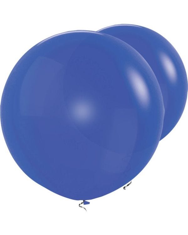 Royal Blue Giant Balloons - 36&quot; Latex (2pk)