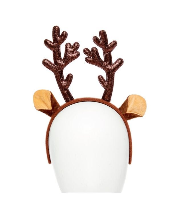 Glitter Reindeer Headband