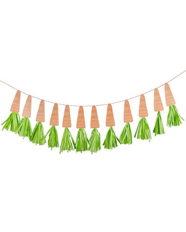 Carrot Tinsel Garland - 2m