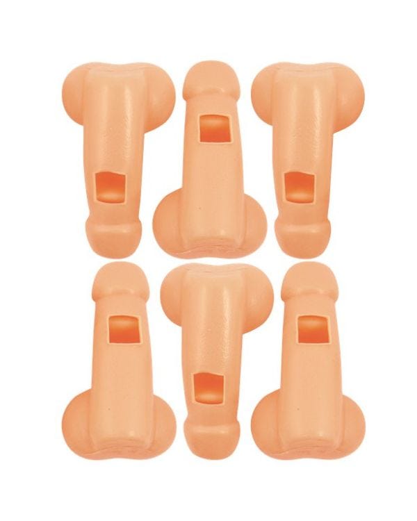 Willy Whistles - 5.8cm (6pk)