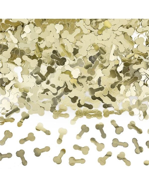 Gold Penis Confetti (30g pack)