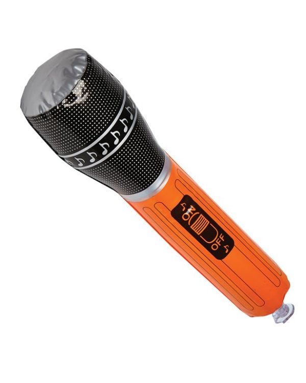 Inflatable Microphones - 23cm (4pk)