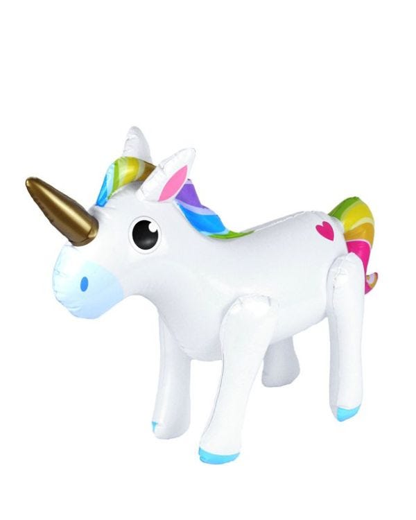 Inflatable Unicorn - 53cm x 35cm