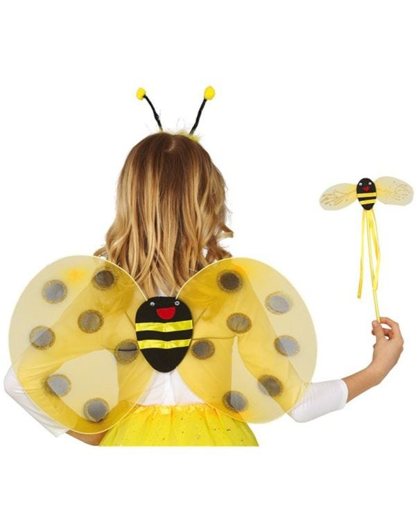 Yellow Bumble Bee Fairy Accessory Kit - Child