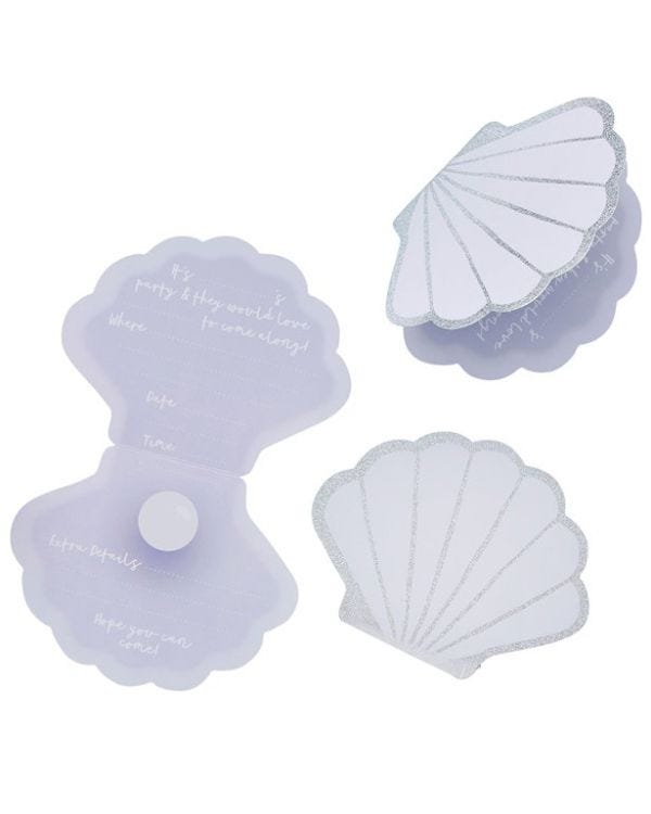 Shell Party Invitation Cards (10pk)
