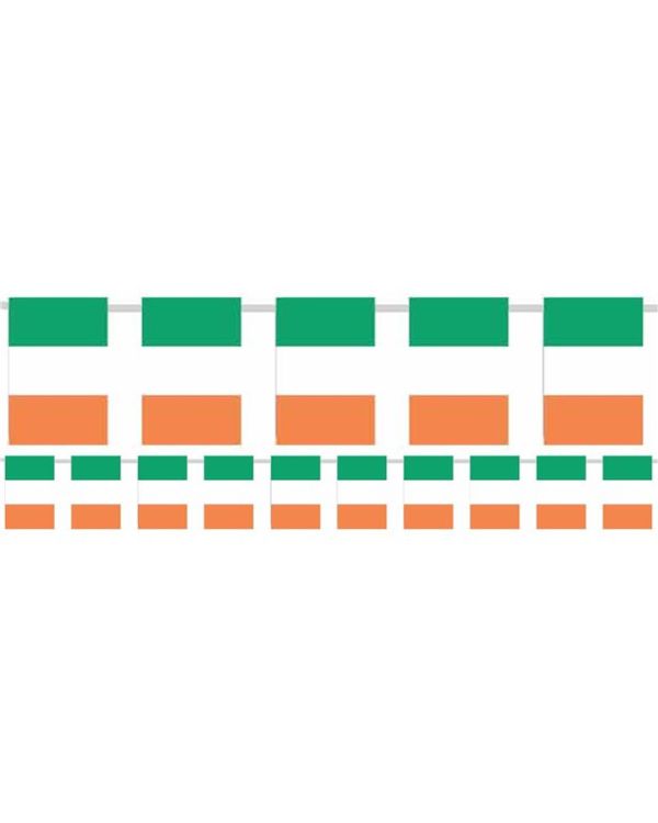 Ireland Plastic Flag Bunting - 5m
