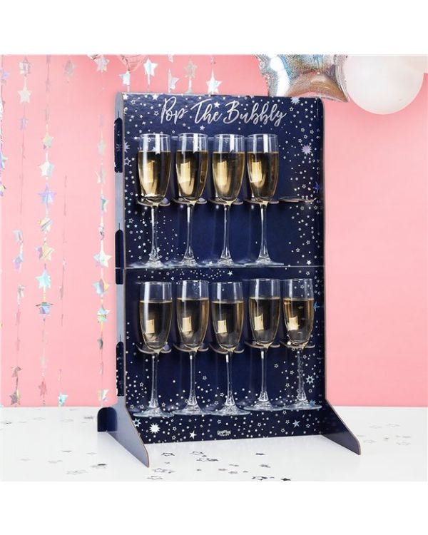 Iridescent &#039;Pop The Bubbly&#039; Wall