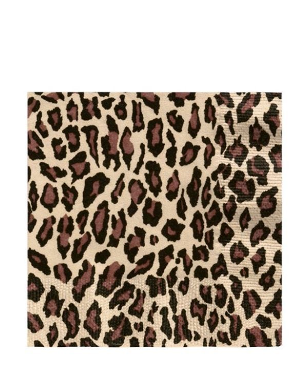 Leopard Print Luncheon Napkins - 33cm (20pk)