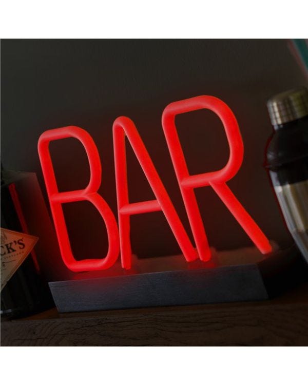 Neon Bar Sign - 37cm x 20cm