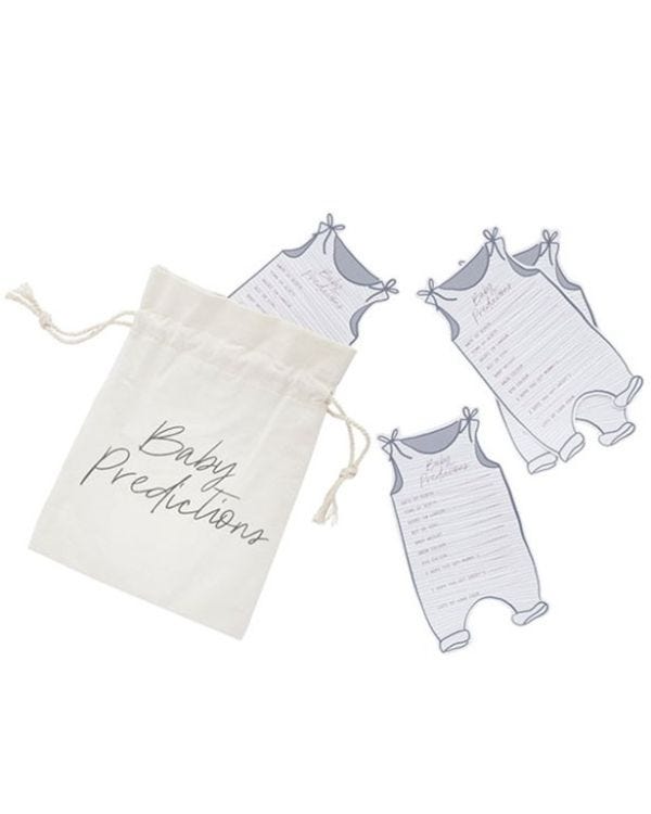 Hello Little One Prediction Cards &amp; Canvas Bag (20pk)