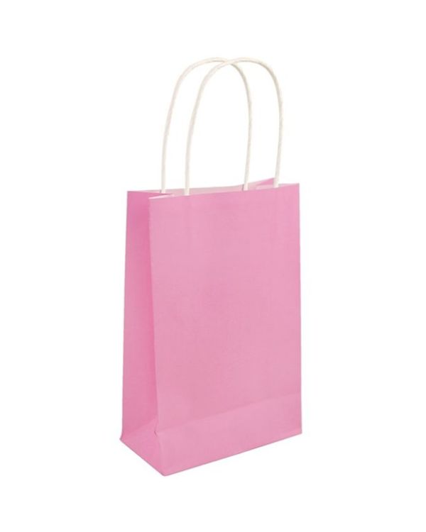 Baby Pink Paper Party Bag - 21cm