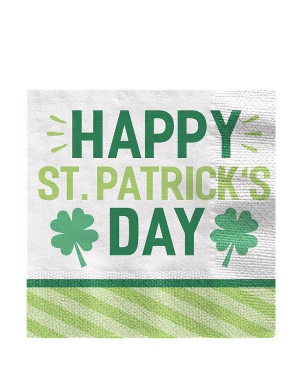 Lucky Clover 2ply Paper Lunch Napkins - 33cm (16pk)