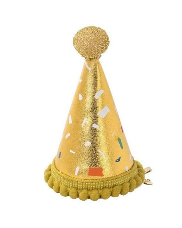 Luxe Gold Mini Fabric Hat