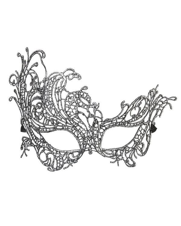 Silver Lace Masquerade Mask