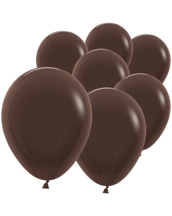 Fashion Chocolate Sempertex Latex Balloons - 5&quot; (100pk)