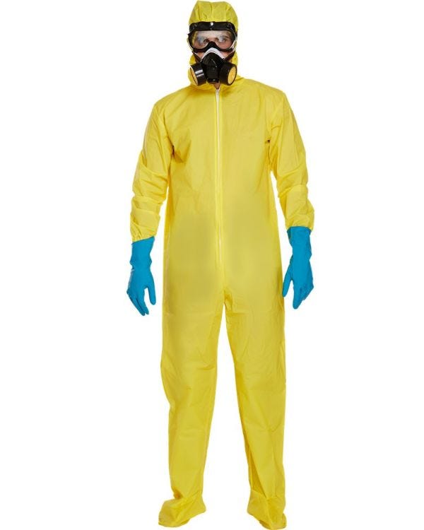 Yellow Protective Suit - Adult Costume