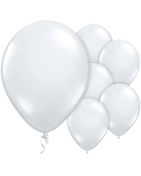 Diamond Clear Balloons - 11&#039;&#039; Latex (100pk)