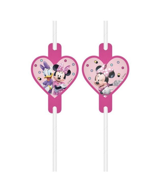 Minnie Mouse Junior Paper Straws (4pk)