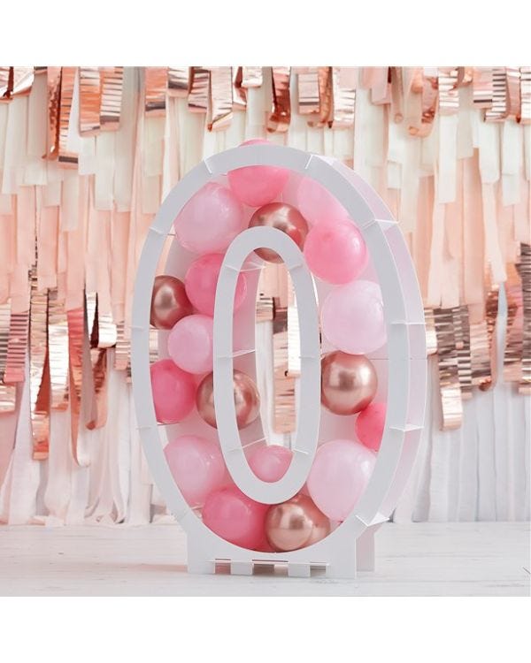 Balloon Mosaic Number Stand 0