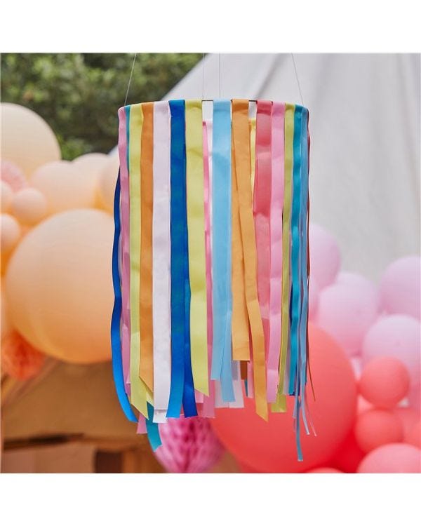 Mix It Up Brights Hanging Ribbon Hoop