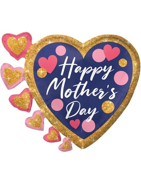 Mother&#039;s Day Navy SuperShape - 24&quot;