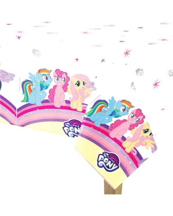 My Little Pony Plastic Table Cover - 1.2m x 1.8m